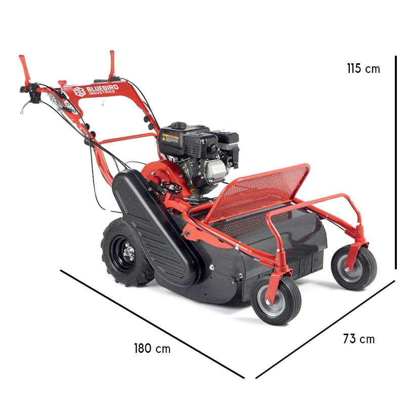 Bluebird FM 600 - Flail mower for managing 60 cm tall grass