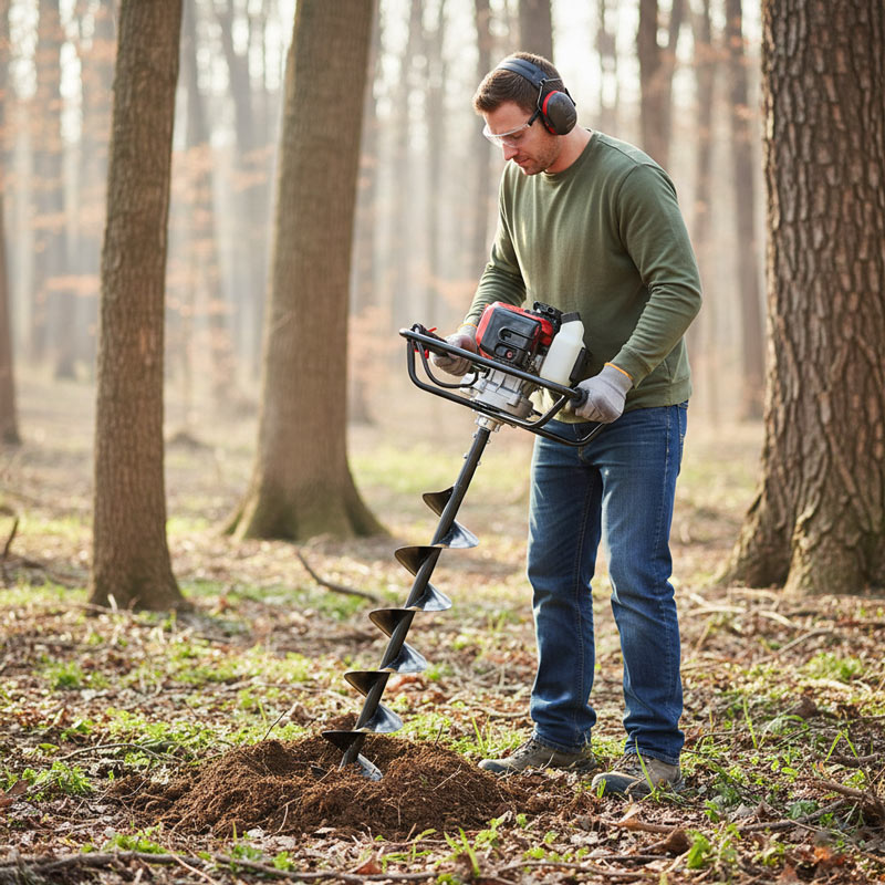 Bluebird NEA 431 883490 - Professional Petrol Earth Auger