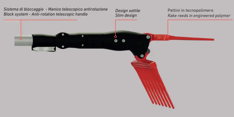 Castellari Olivance EP L 18 12V - Abbacchiatore Professionale a Batteria 3 m