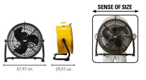 CFG CT003 HVD-18 AC CAT - Ventilatore Magazzino CAT HVD-18AC Ø 45 cm