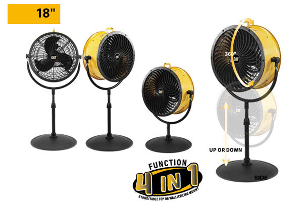 CFG CT008 - Ventilatore con Piedistallo CAT HVPD-18AC Ø 45 cm