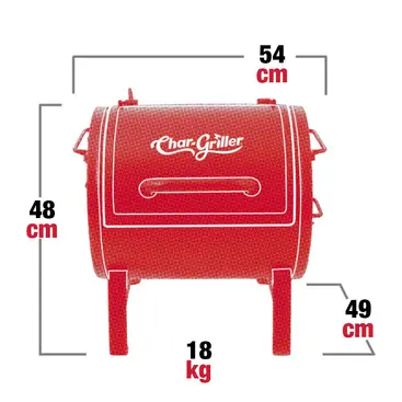 Char-Griller E82424 - Griglia Affumicatrice Laterale e Griglia da Tavolo Portatile