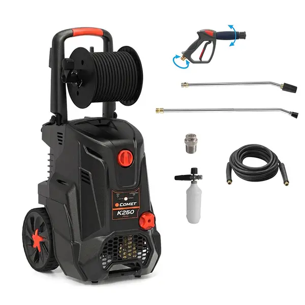 Comet K250 11/160 M Extra - Idropulitrice Professionale ad Acqua Fredda 160 bar