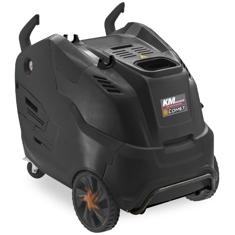 Comet KM Extra 3.11 11/120 M - Single-Phase Hot Water Pressure Washer with Steam Operation