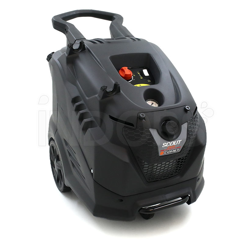 Comet New Scout 150 Extra 36093-00006 - 150 bar Hot Water Pressure Washer with Integrated Hose Reel