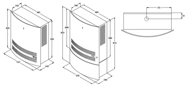 Dantherm CDF 10 351612-1 - Deumidificatore da Parete Professionale a Condensazione