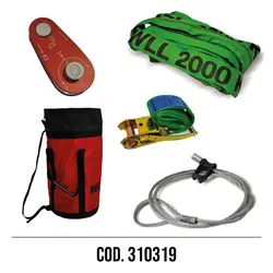 KIT TIRO IN SECONDA CON CAVO CHOKER E SACCA COD. 310319