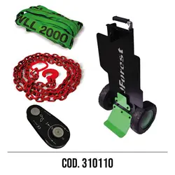 KIT COMPLETO CON CAVO CATENA E CARRELLO COD. 310110