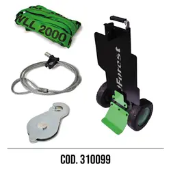 KIT COMPLETO CON CAVO CHOKER E CARRELLO COD. 310099