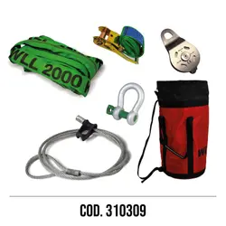 KIT TIRO IN SECONDA CON CAVO CHOKER E SACCA COD. 310309