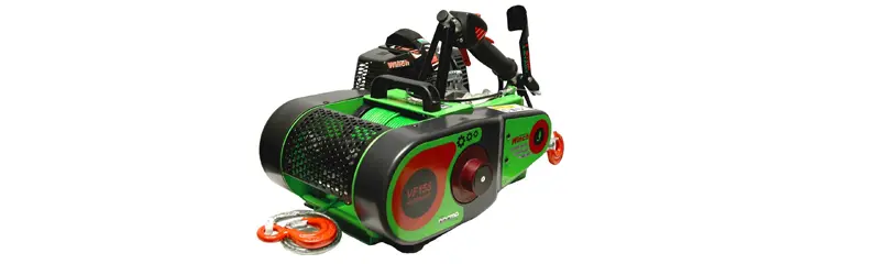 Verricello VF155 con Fune Tessile Docma Forest Winch Automatico