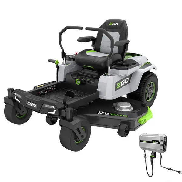 EGO ZERO TURN Z6 ZT5201E-L - Trattorino Tagliaerba 132 cm Scarico Laterale Raggio Zero