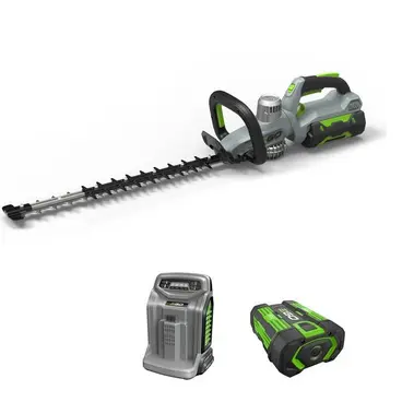 EGO Kit HT 5100E - Tagliasiepi 51 cm con Batteria 4 Ah e Caricabatterie Rapido