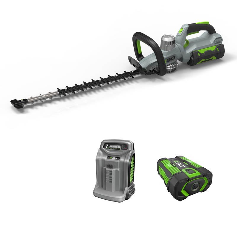 EGO Kit HT 5100E - 51 cm hedge trimmer with 4 Ah battery for gardening