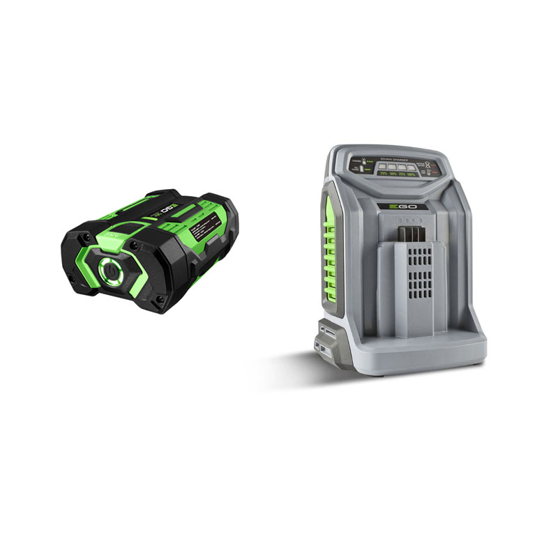 EGO MHCC1002 E con batteria 2.5 Ah e caricatore rapido CH 5500 E