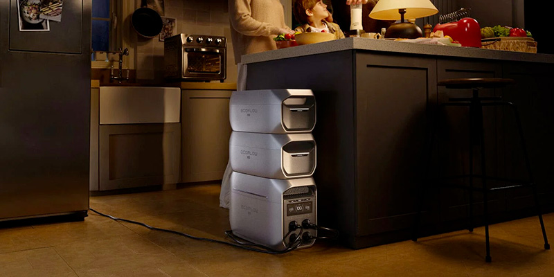 Ecoflow DELTA 3 Max Plus EFD3MP-EU-CBOX - Power Station Portatile 2048 Wh con Ingresso Solare 1000 W