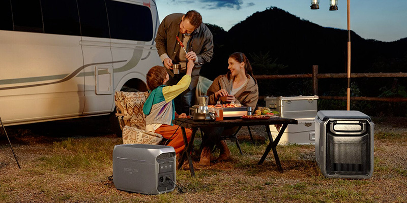 Ecoflow DELTA 3 Max Plus EFD3MP-EU-CBOX - Power Station Portatile 2048 Wh con Ingresso Solare 1000 W