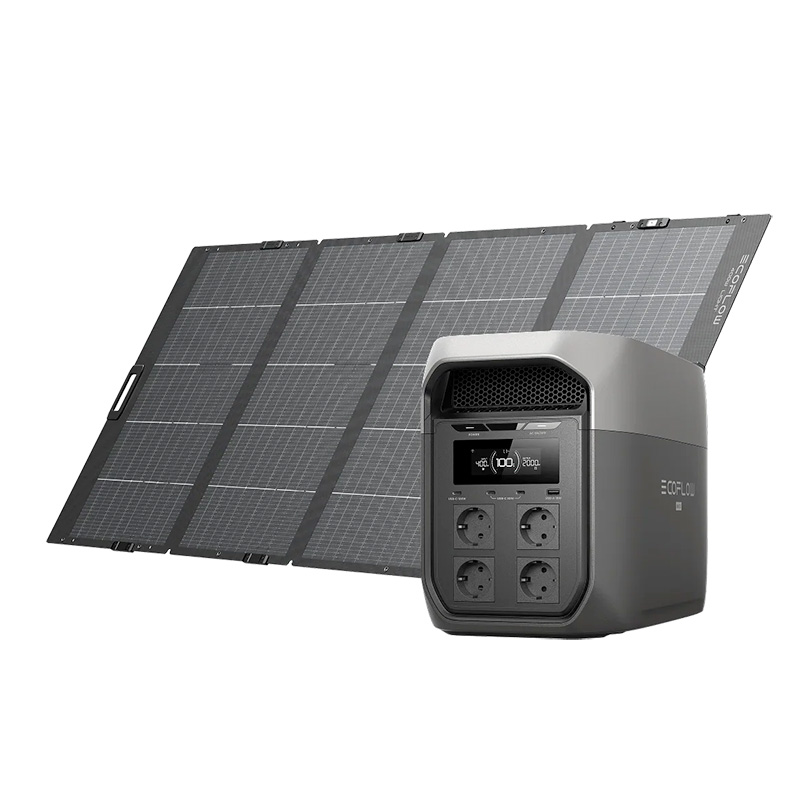Ecoflow DELTA 3 Max EFD3M-G-EU-CBOX - Power Station Portatile 2048 Wh con Ingresso Solare 1000 W