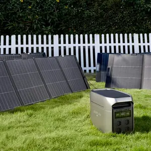 Ecoflow DELTA 3 Max EFD3M-G-EU-CBOX - Power Station Portatile 2048 Wh con Ingresso Solare 1000 W