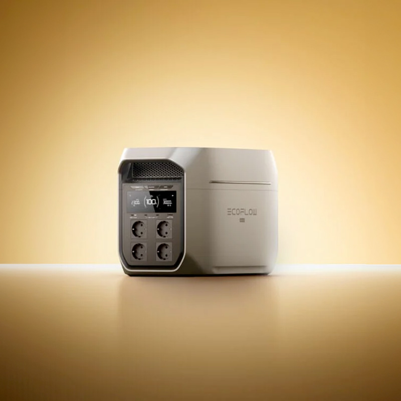 Ecoflow DELTA 3 Max EFD3M-G-EU-CBOX - Power Station Portatile 2048 Wh con Ingresso Solare 1000 W