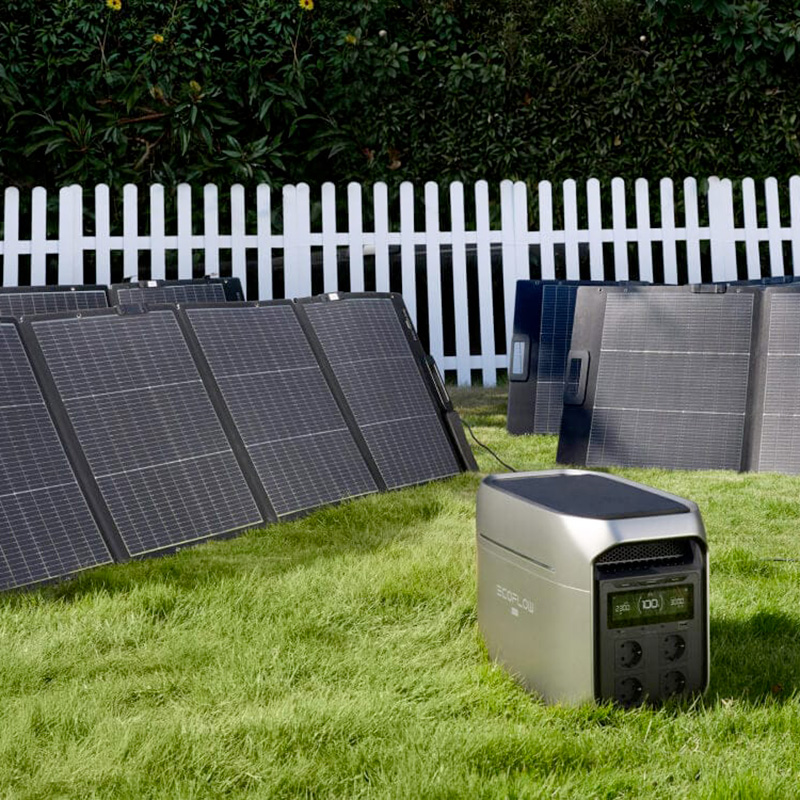 Ecoflow DELTA 3 Max EFD3M-G-EU-CBOX - Power Station Portatile 2048 Wh con Ingresso Solare 1000 W