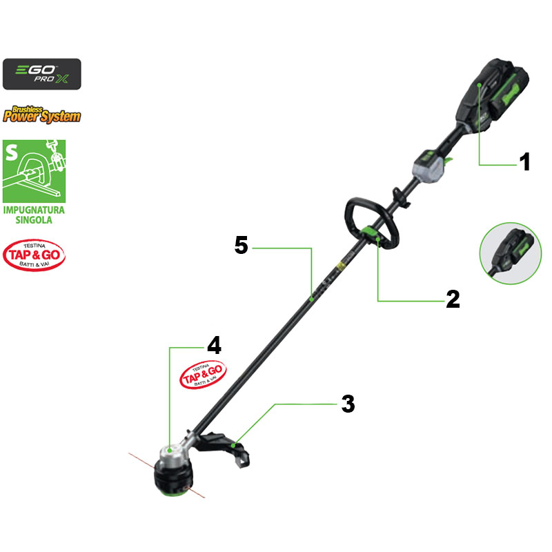 EGO STX 4200 - Decespugliatore Pro X