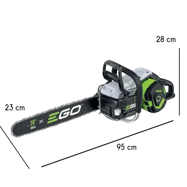 EGO CSX 5000 - Motosega a Batteria 50 cm con Barra e Catena Oregon