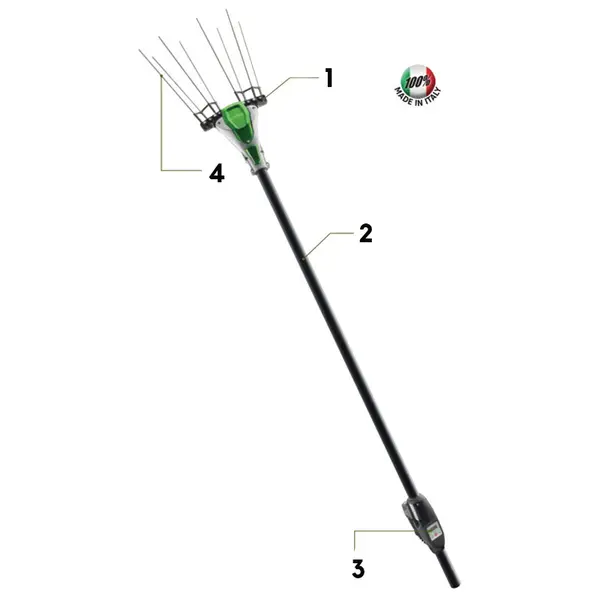 EGO Lotus 057020 - Scuotiolive per Raccolta Olive Lavoro 57 cm