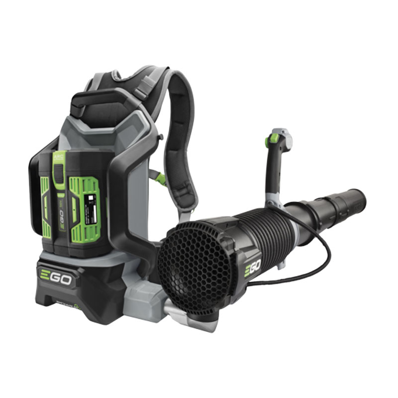 EGO LB 6000 E- Kit souffleur à dos avec batterie 10 Ah + chargeur de batterie rapide