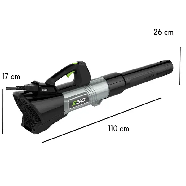 dimensioni EGO LBX 6000 - Soffiatore Professionale Turbo Boost