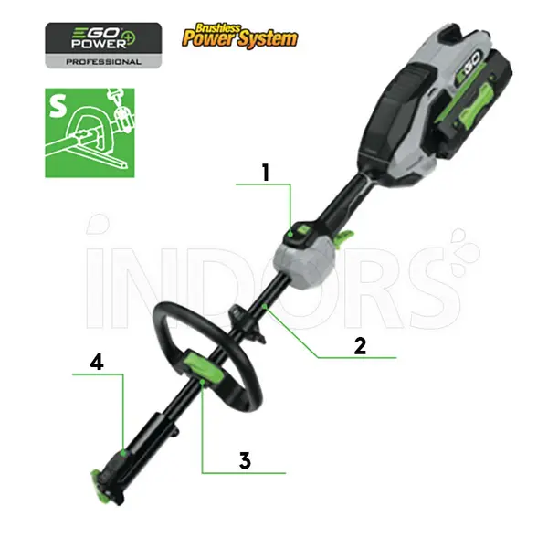 EGO PH 1420 E - Multitool con Batteria 4 Ah e Caricabatterie Rapido