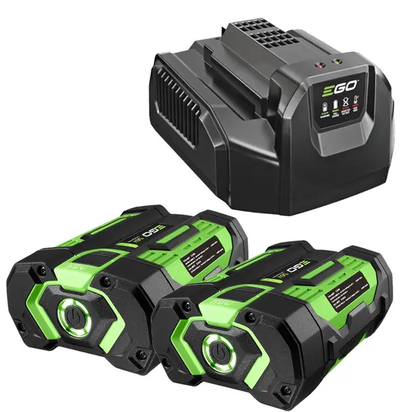 EGO HT2411E -  Kit Tagliasiepi completo di Tagliabordi 61 cm 2x Batterie + Caricatore 