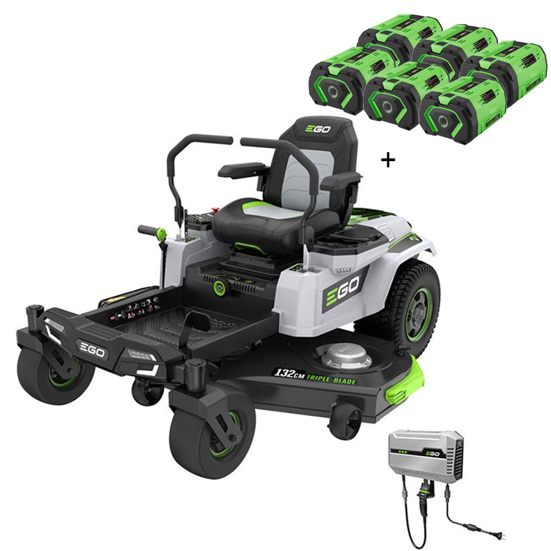 EGO ZERO TURN Z6 ZT5201E-L - 132 cm Side Discharge Zero Turn Ride-On Mower