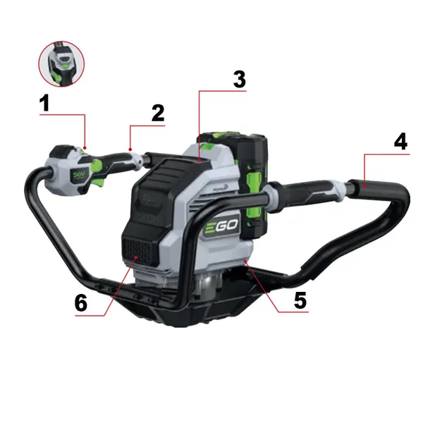 EGO PHA 7404 E trivella a batteria professionale