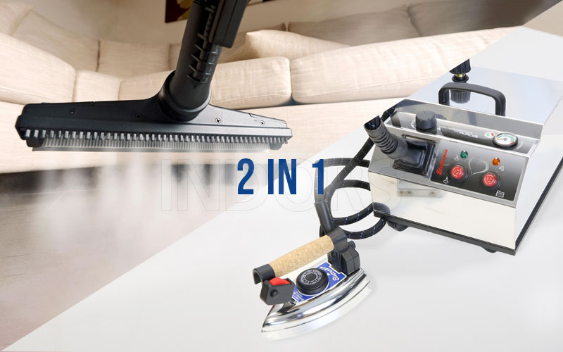 Elettropiù Multivapor Professional - Steam cleaner 2 in 1 cleaning and ironing