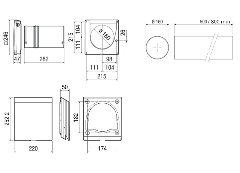 Elicent REC Duo EVO RC - Ventilation mécanique contrôlée à double flux avec récupération de chaleur