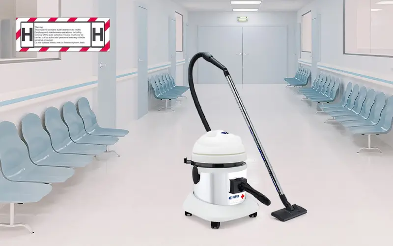 Elsea Ares White Rooms - Bidone aspiratutto per ambienti sterili