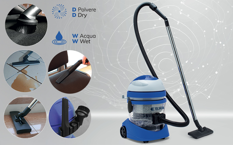 Elsea Bio Wet & Dry - 2 in 1 Multifunctional Vacuum Cleaner and Liquid