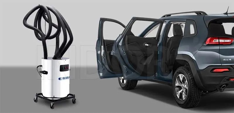 utilizzo campo applicativo Elsea Drycar - Asciugatore Interni Autoveicoli