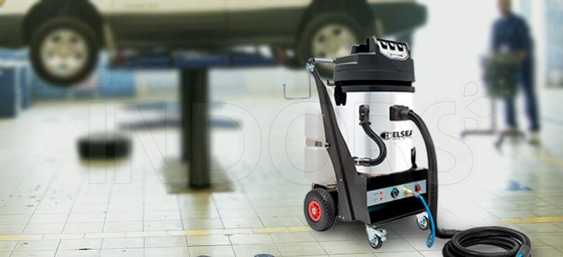 Steam Poseidon 60L Industrial Dry Steam Cleaner Vacuum