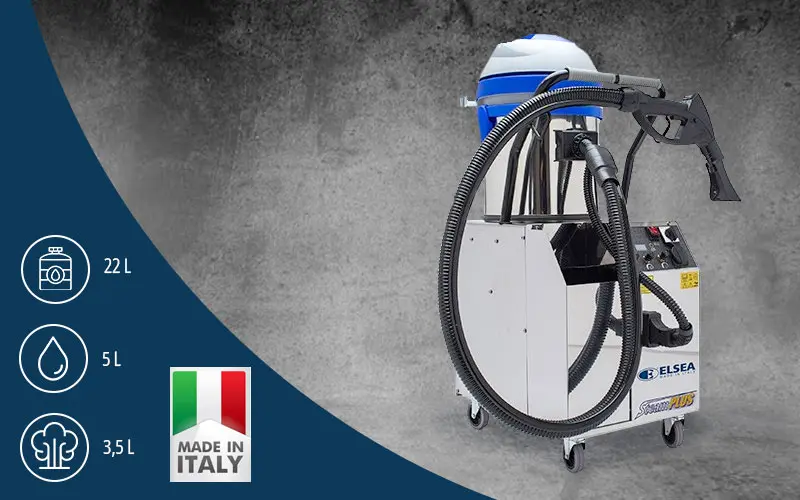 Elsea Steam Plus - Generatore di Vapore con funzione aspirante 1400 W
