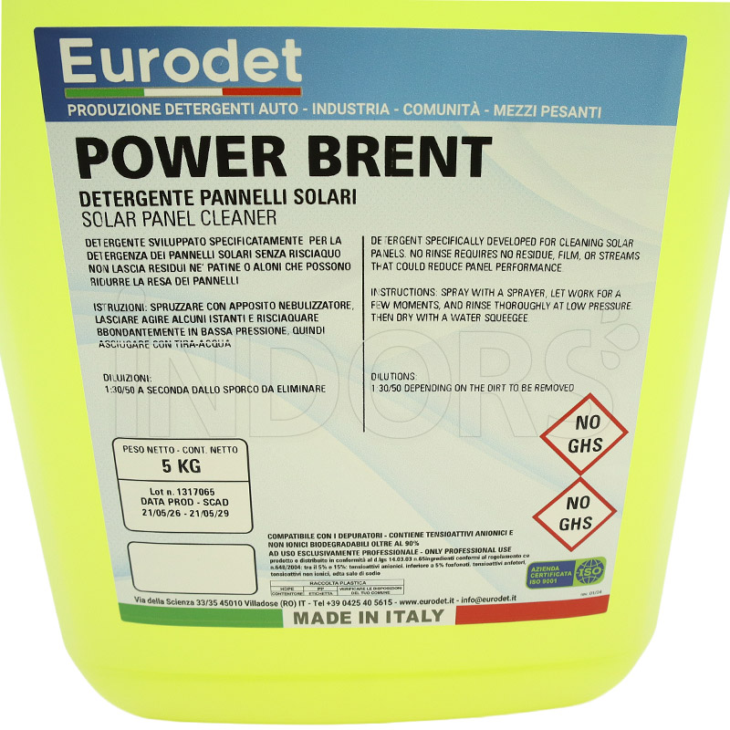 Eurodet Power Brent istruzioni tanica 5 kg
