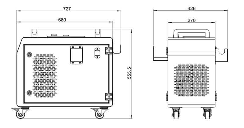 Laser LC-P-300A - Compact 300W Pulsed Fiber Laser Cleaner