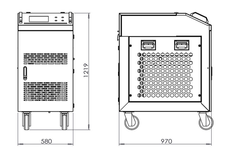 Laser LC-P-500L - Professional 500W Water-Cooled Laser Cleaner