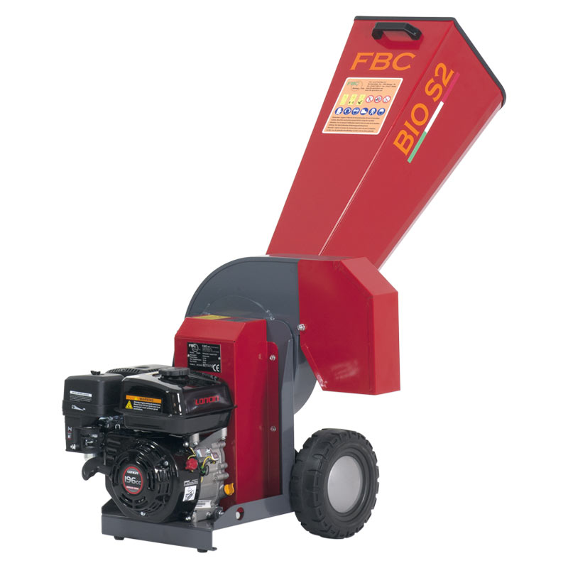 FBC BIO.S2.65A - Biocippatore a Scoppio Motore Loncin 5,6 HP Capacità Lavoro 2÷3 m³/h