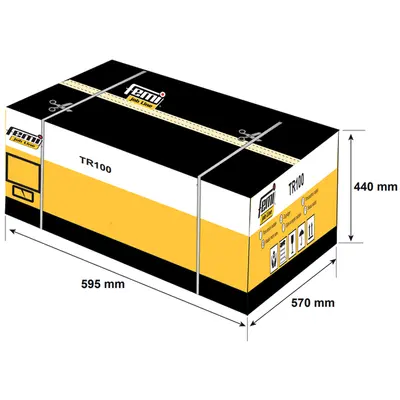 Dimensioni Femi TR100 - Troncatrice circolare legno inclinabile con piano