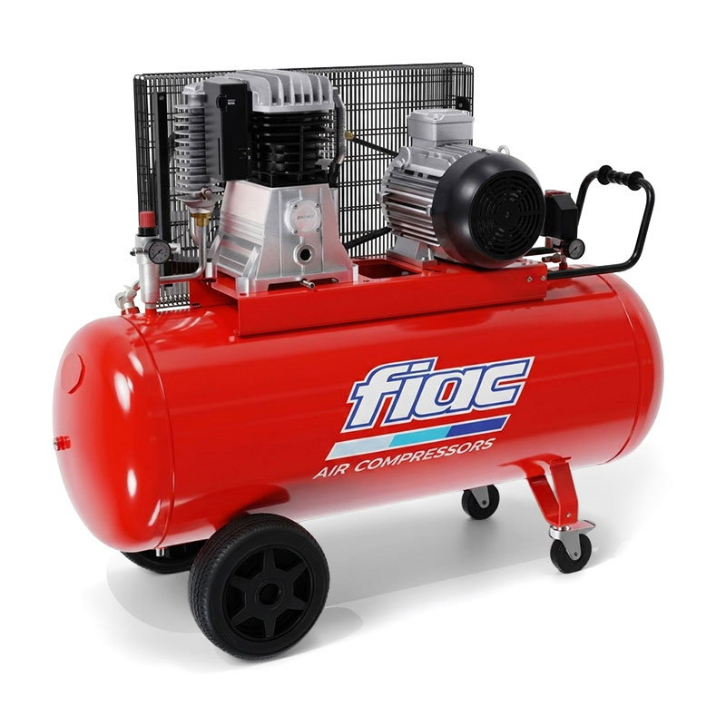 Fiac AB 300/825 TC 7.5 - Compressore 7,5 HP Carrellato 11 Bar