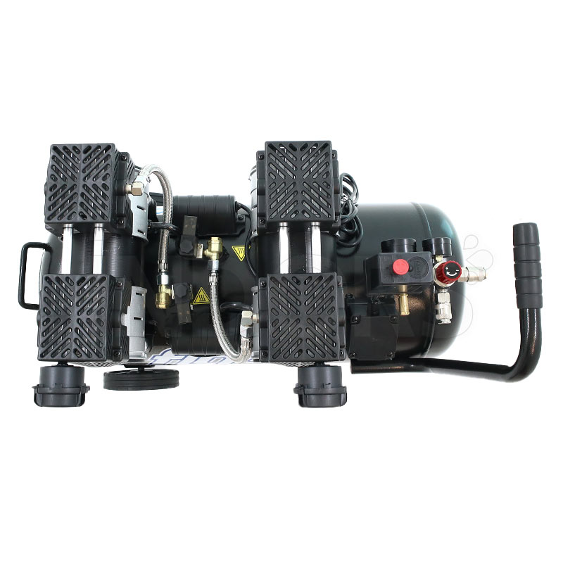 Fiac Super Silent 50 Duplex - Compresseur d'air sans huile avec réservoir de 50 L