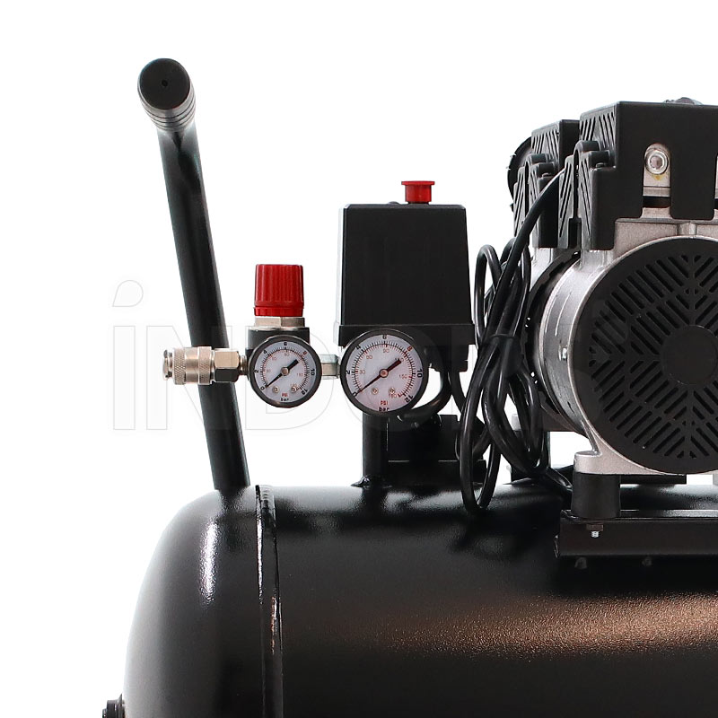 Fiac Super Silent 50 Duplex - Compresseur d'air sans huile avec réservoir de 50 L