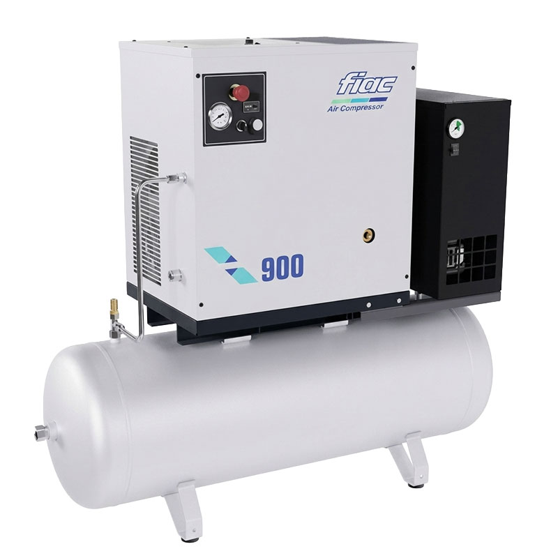 Fiac X 900 D 500L - Compressore a Vite 10 HP con opzione Essiccatore